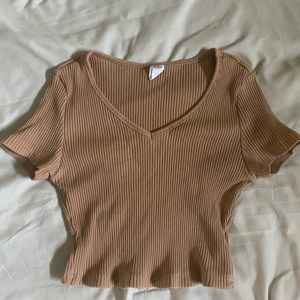 Brown Crop Top Kids 12-13y
